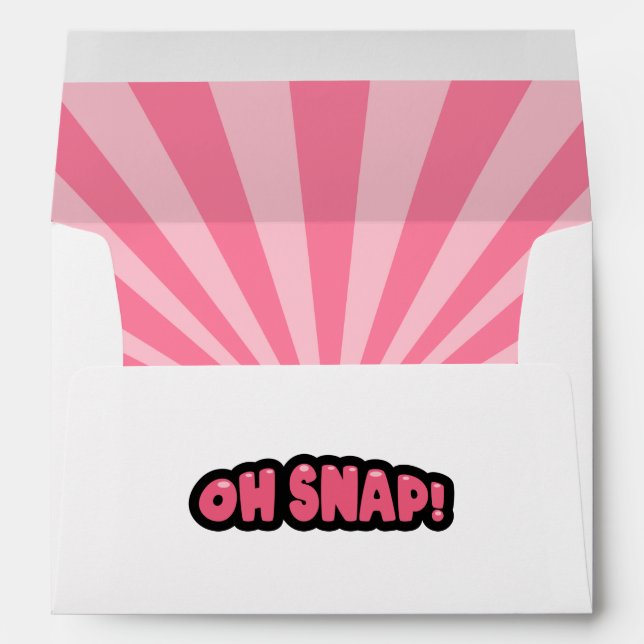 Enveloppe Oh, Snap ! (Dos (Bas))