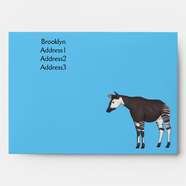 Enveloppe Okapi (Devant)