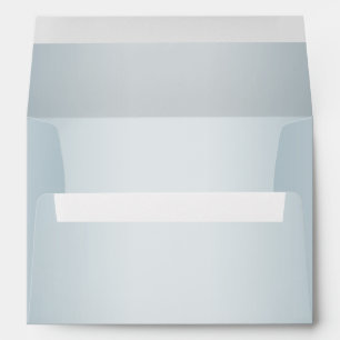 Enveloppe Ombre Bleu Poussiéreux Pastel Monotone