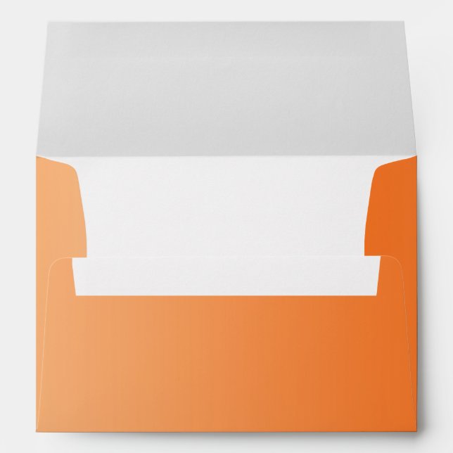 Enveloppe Ombre orange A7 (Dos (Bas))