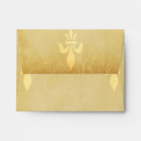 Or beige de luxe fleur de lis de style français