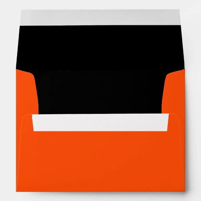 Enveloppe orange et noire (Dos (Bas))