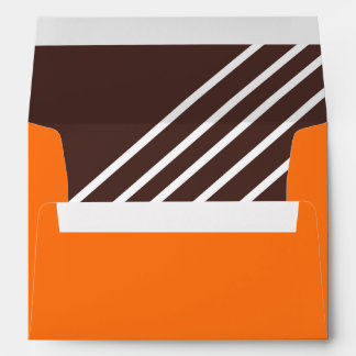 Enveloppe Orange Ikat