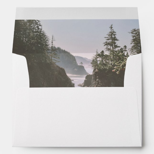 Enveloppe Oregon Coast Ocean Beach Paysage Photo (Dos (Bas))