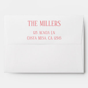 Enveloppe Pailletée Élégante Personnalisée Blanche