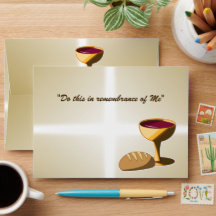 Pain et vin La Dernière communion de Pâques