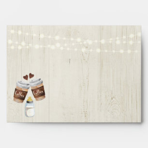 Enveloppe Pain grillé personnalisé de café et de biberon