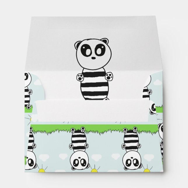 Enveloppe Panda Kids (Dos (Bas))