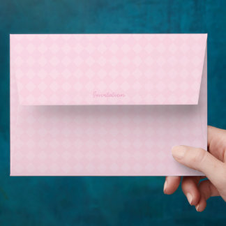 Enveloppe Papier à Lettre Personnel avec Motif Rose Clair En