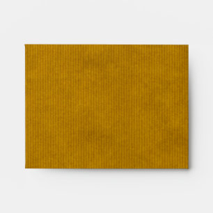 Enveloppe Papier Kraft scanné Texture forte moutarde