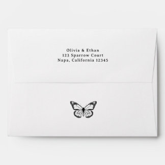 Enveloppe Papillon
