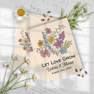 Enveloppe Paquet de graines Laissez l'amour grandir