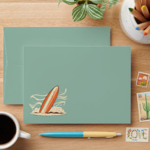 Enveloppe Paradis tropical pour surfeurs