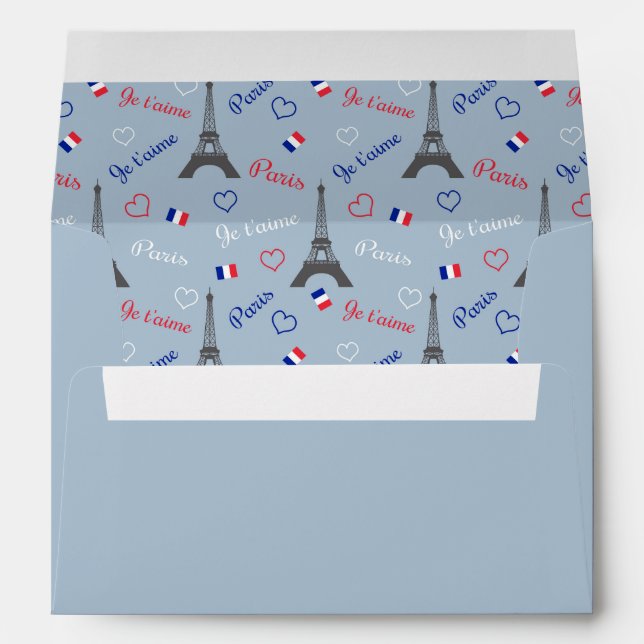 Enveloppe Paris (Dos (Bas))