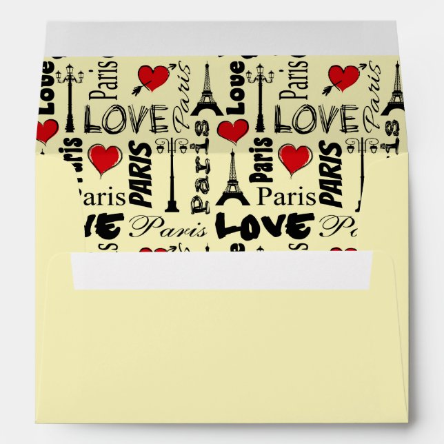 Enveloppe Paris (Dos (Bas))