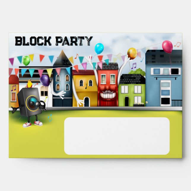 Enveloppe Parti du bloc de quartier (Devant)