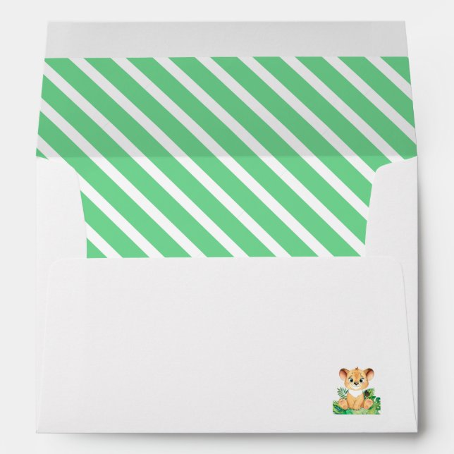 Enveloppe Parti Safari (Dos (Bas))