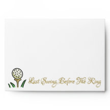 Partie de golf pré-Mariage Dernier or blanc