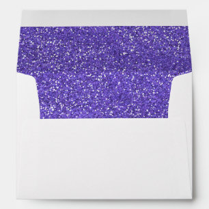 Enveloppe Parties scintillant chic pourpre