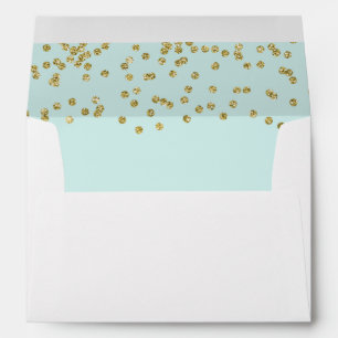 Enveloppe Parties scintillant Confetti