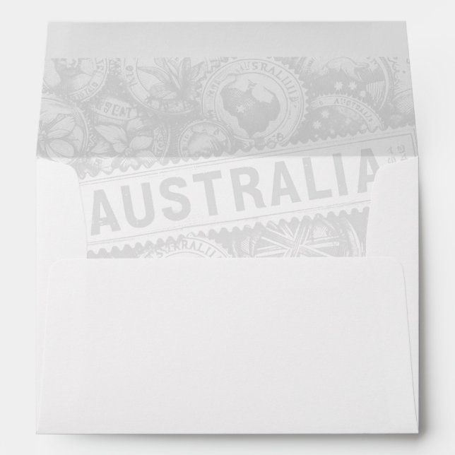 Enveloppe Passeport Australie (Dos (Bas))
