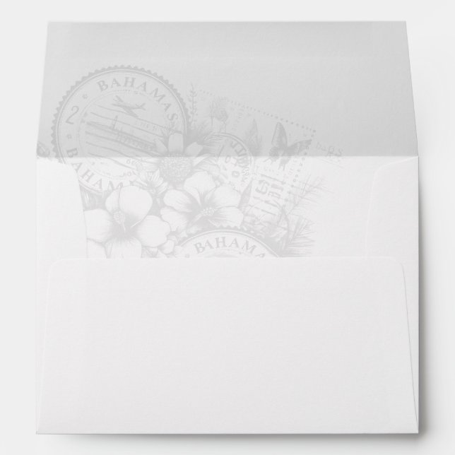 Enveloppe Passeport des Bahamas (Dos (Bas))