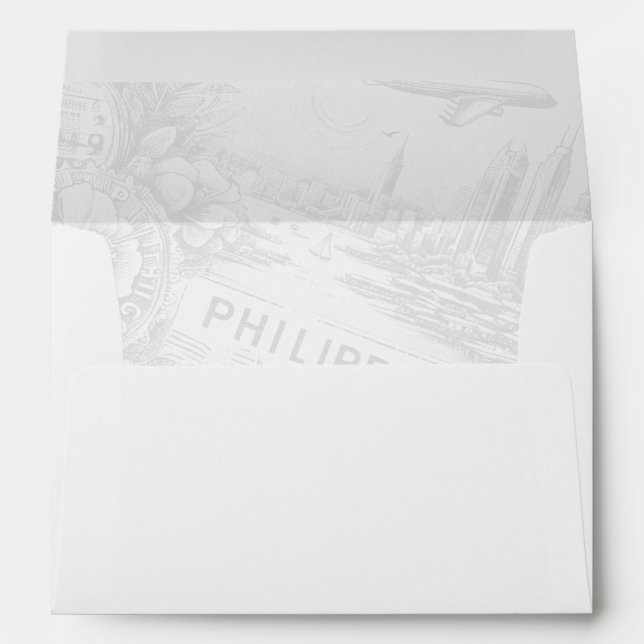 Enveloppe Passeport des Philippines (Dos (Bas))