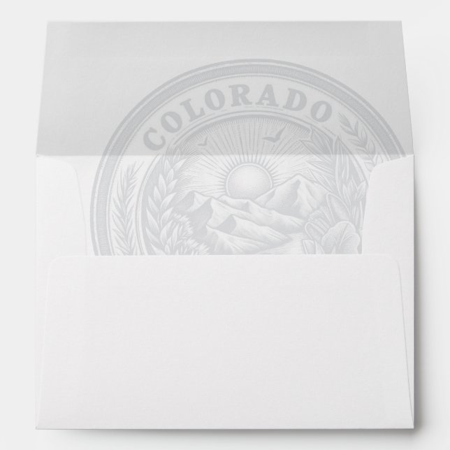 Enveloppe Passeport du Colorado (Dos (Bas))