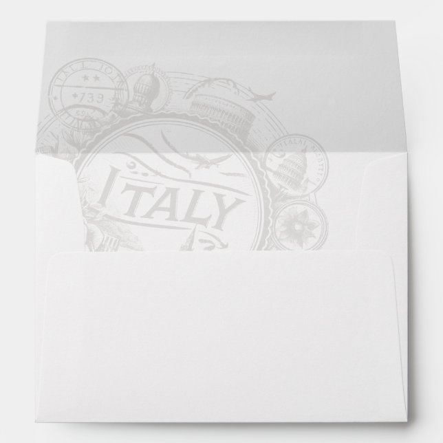 Enveloppe Passeport Italie (Dos (Bas))