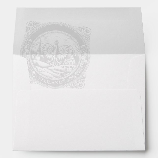 Enveloppe Passeport polonais (Dos (Bas))