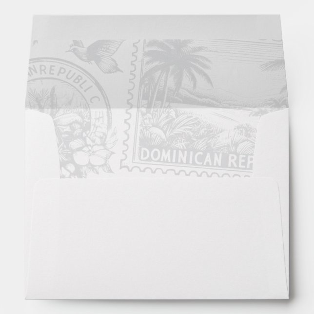 Enveloppe passeport République dominicaine (Dos (Bas))
