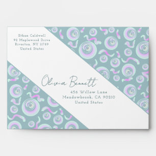Enveloppe Pastel Abstract Design