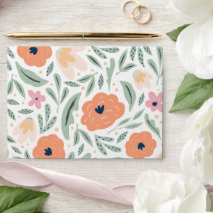 Enveloppe Pastel Spring Floral Pattern