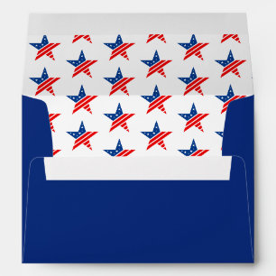 Enveloppe Patriotic Star Card