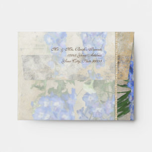 Enveloppe Pavot du delphinium n de papillon de la libellule