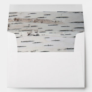 Enveloppe Pays Rustic Birch Tree Bark Mariage
