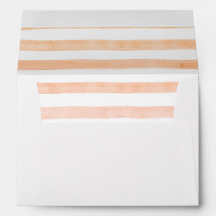 Enveloppe Peach Watercolor