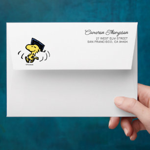 Enveloppe Peanuts Woodstock Gradué