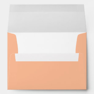 Enveloppe Pêcher blanc Mariage moderne minimaliste contempor