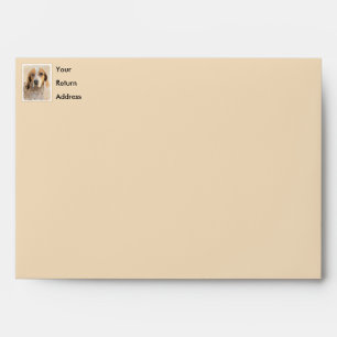 Enveloppe Peinture américaine anglaise sur pilon - Chien Art