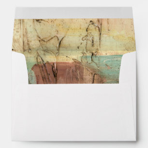 Enveloppe Peinture de ton de la terre avec la surface