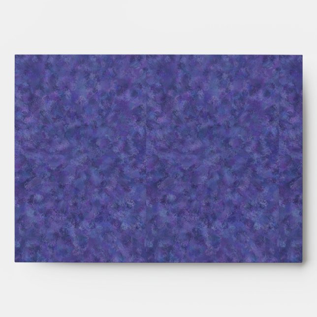 Enveloppe Peinture numérique violette (Devant)