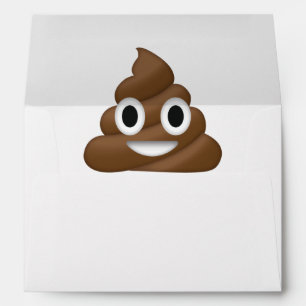 Enveloppe Pékin Poo Emoji Brown