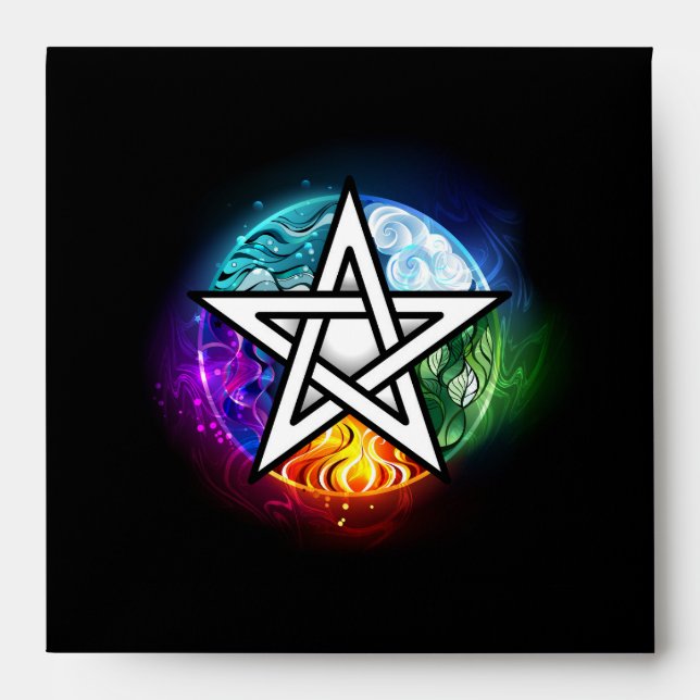 Enveloppe pentagramme du Wiccan (Devant)