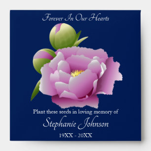 Enveloppe Peony Memorial Seed Packet