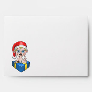 Enveloppe Père Noël quand il était bébé