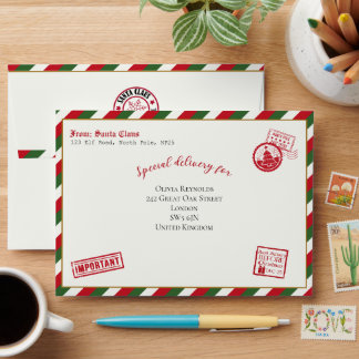 Enveloppe Personalised Christmas Letter From Santa 