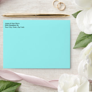 Enveloppe Personnalisé Ajouter Photo Artwork Blue