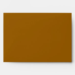 Enveloppe Personnalisé Moderne Élégant Nom Minimal Brun Coul