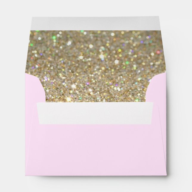 Enveloppe personnalisée - (4x6) Pink Fab (Dos (Bas))